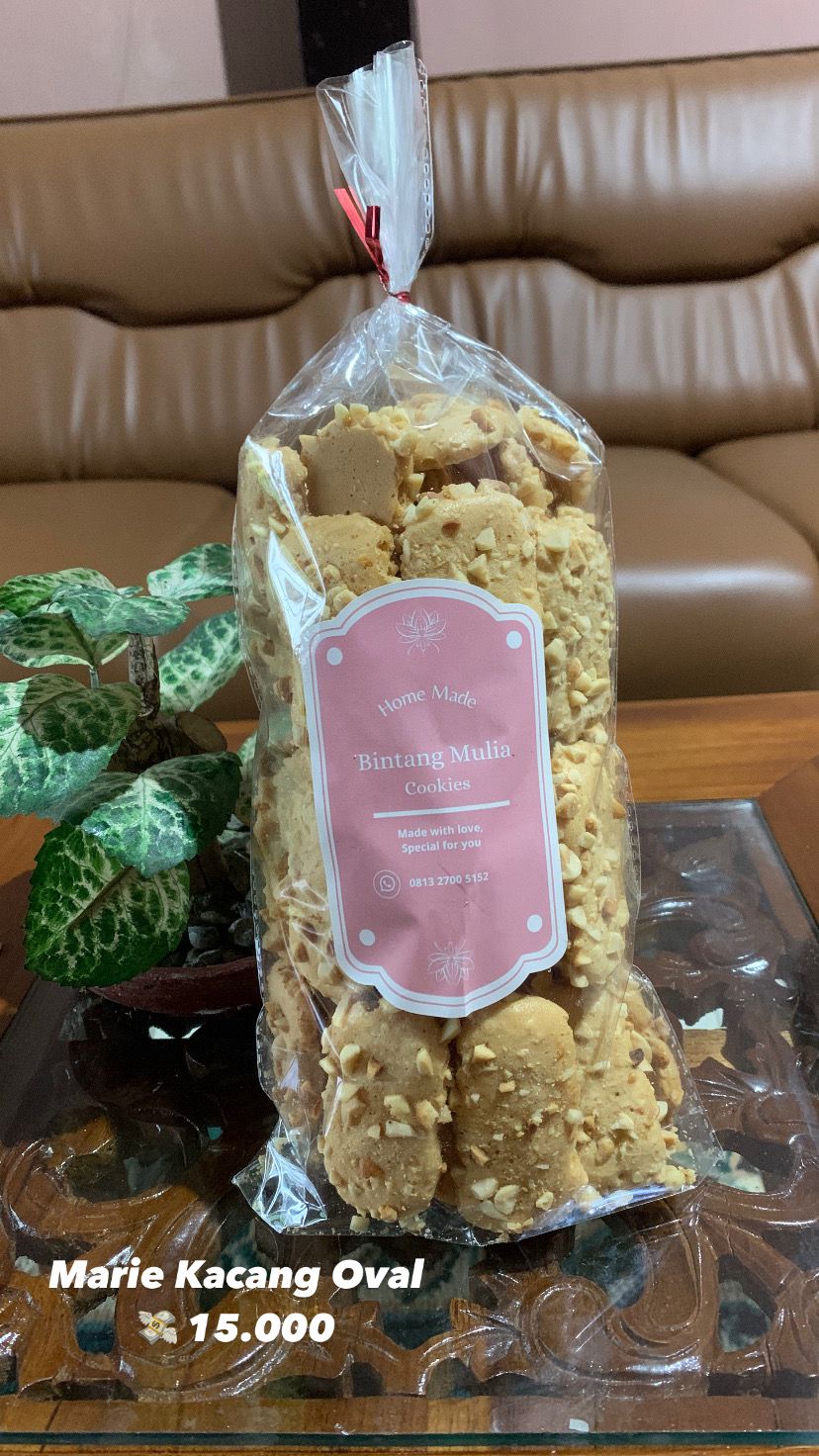 Marie Kacang Oval Bintang Mulia Cookies Desa Butuh Kidol